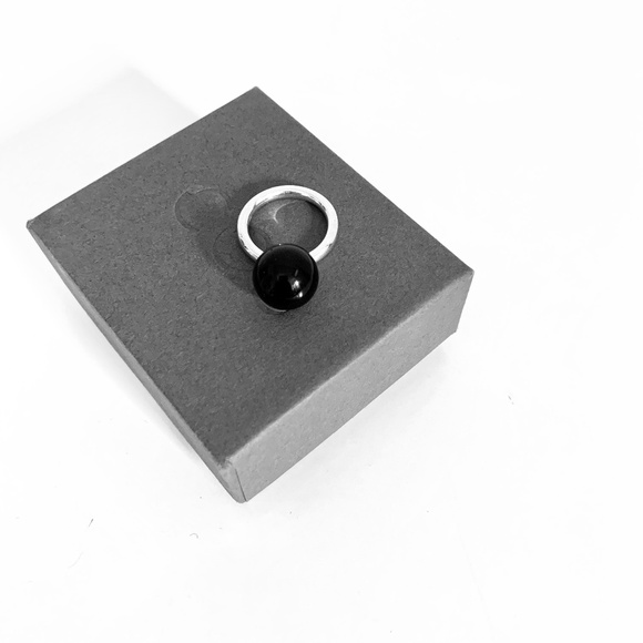 COS Stone Ball Sterling Silver Ring - Picture 6 of 8